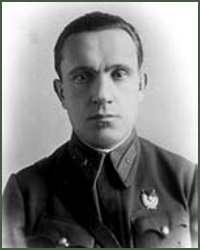 Portrait of Senior Major of State Security Pavel Georgievich Begma