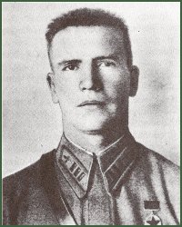 Portrait of Major-General of Aviation Mikhail Aleksandrovich Beleshev