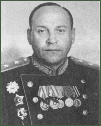 Portrait of Lieutenant-General of Aviation Evgenii Mikhailovich Beletskii