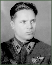 Portrait of Major-General of Aviation Sergei Aleksandrovich Chernykh