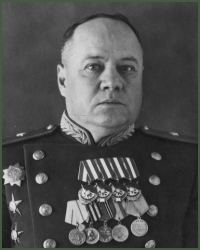 Portrait of Major-General of Tank Troops Petr Mikhailovich Eliseev