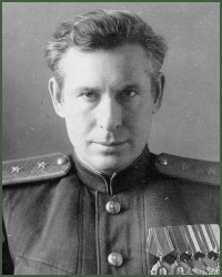 Portrait of Lieutenant-General of Aviation Nikifor Emmanuilovich Glushenkov