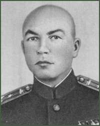 Portrait of Major-General of Tank Troops Mikhail Aleksandrovich Gramagin