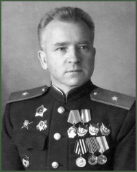 Portrait of Major-General of Aviation Feodan Ivanovich Kachev