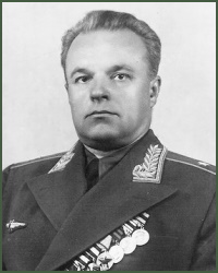 Portrait of Major-General of Aviation Mikhail Nikolaevich Kalinushkin
