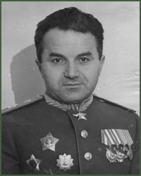Portrait of Marshal of Aviation Sergei Aleksandrovich Khudiakov