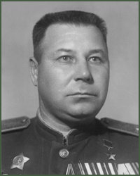 Portrait of Major-General of Aviation Georgii Osipovich Komarov