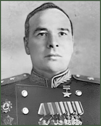 Portrait of Lieutenant-General of Tank Troops Ivan Petrovich Korchagin
