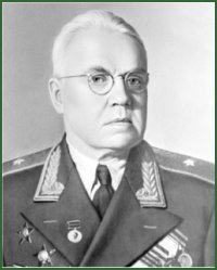 Portrait of Major-General of Aviation-Engineering Service Viktor Sergeevich Kulebakin