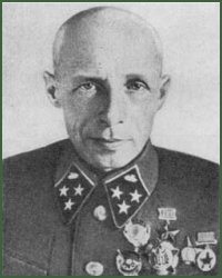 Portrait of Lieutenant-General of Tank Troops Vasilii Aleksandrovich Mishulin
