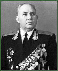 Portrait of Lieutenant-General of Aviation Dmitrii Tikhonovich Nikishin