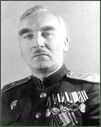 Portrait of Major-General of Aviation-Engineering Service Sergei Ivanovich Petrikovskii