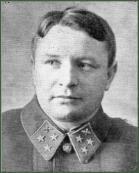 Portrait of Lieutenant-General of Aviation Pavel Vasilevich Rychagov