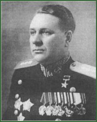 Portrait of Colonel-General of Aviation Mikhail Ivanovich Samokhin