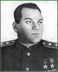Portrait of Marshal of Aviation Evgenii Iakovlevich Savitskii