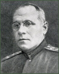 Portrait of Major-General of Tank Troops Mikhail Andreevich Semeniuk