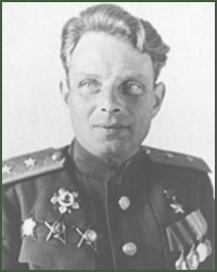 Portrait of Lieutenant-General of Aviation Mark Ivanovich Shevelev