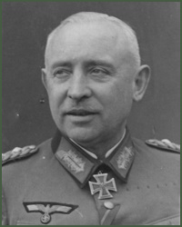 Portrait of General of Artillery Wilhelm Fahrmbacher