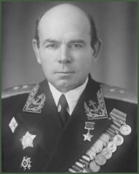 Portrait of Lieutenant-General of Aviation Viktor Pavlovich Kanarev