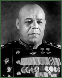 Portrait of Marshal of Tank Troops Pavel Semenovich Rybalko