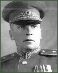 Portrait of Major-General of Aviation Viktor Eduardovich Vasilkevich