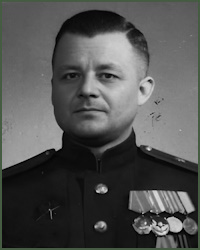 Portrait of Major-General of Technical-Engineering Service Leonid Ivanovich Zorin